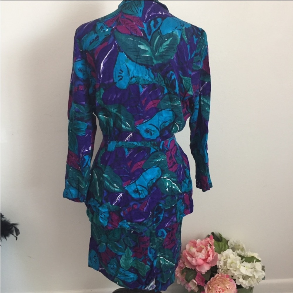 VINTAGE 80’s TWO PIECE 70’s SKIRT AND BLAZER - Picture 2 of 2